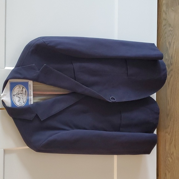 Flynt Other - Flynt Burton Navy Notch Lapel Blazer Jacket Size 40S $